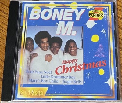 BONEY M ''HAPPY CHRISTMAS'' RARE ORIGINAL 1991 GERMANY CD ALBUM IMPORT