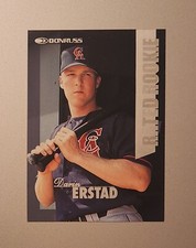 1997 Donruss Rated Rookies Anaheim Angels Baseball Card #24 Darin Erstad