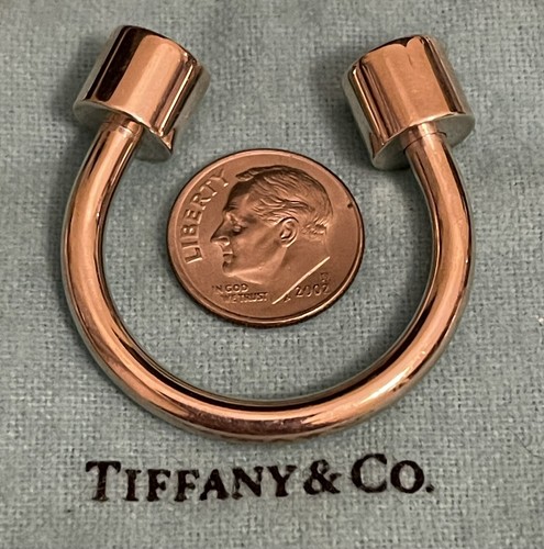 Please Return to Tiffany & Co Schlüsselanhänger in Hufeisenform seltener Fund - Bild 5 von 9