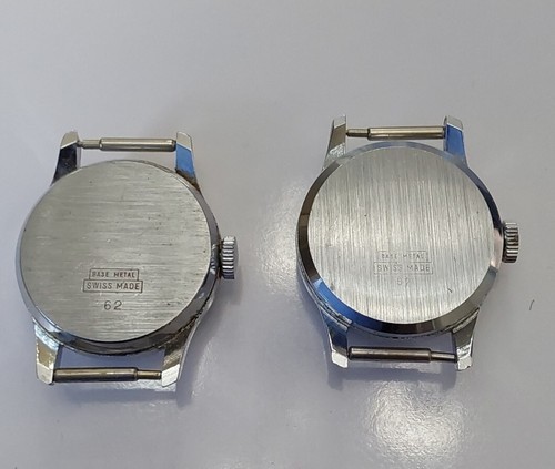 Vintage Pair 2 Mickey Mouse Watch Walt Disney Productions by Bradley Swiss Made. - Picture 2 of 2