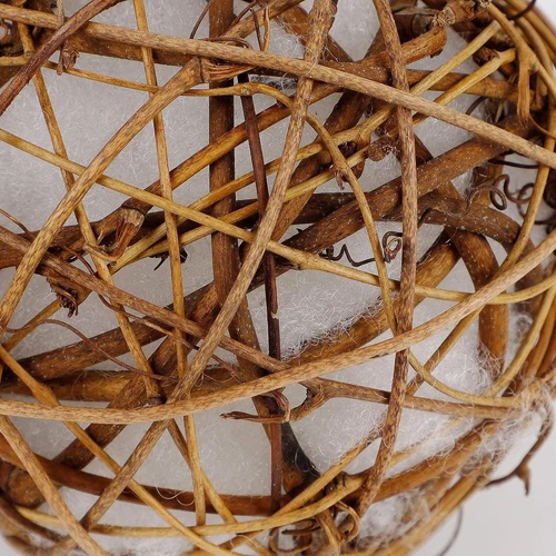 Winemana Set of 3 Globe Hummingbird Nesters, Full of Bird Nesting Materials - Picture 3 of 5