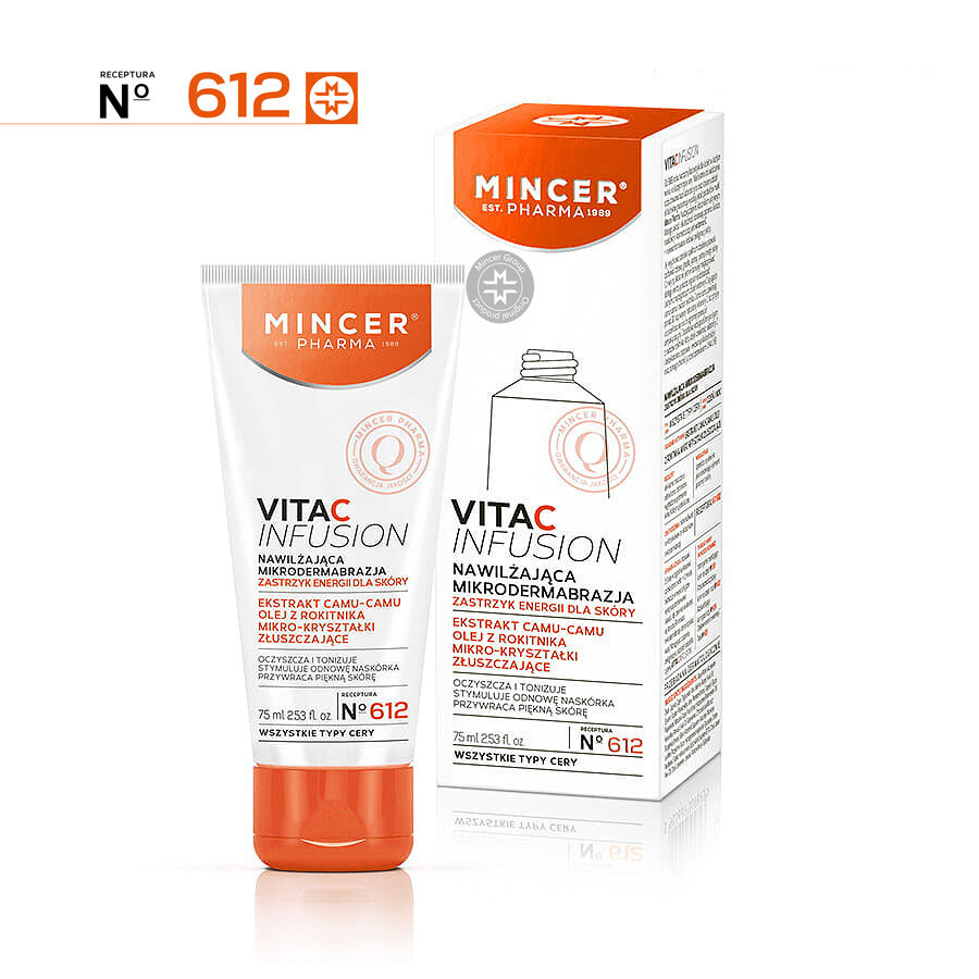 MINCER PHARMA VITA C INFUSION N˚612 MOISTURIZING MICRODERMABRASION eBay