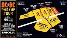 2 Biglietti Concerto AC/DC IMOLA 20 LUGLIO PIT B 