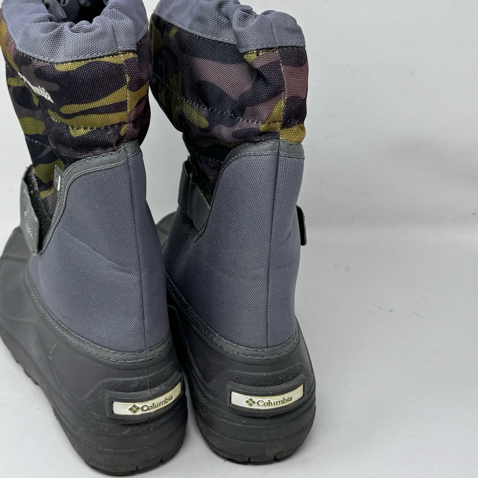 Columbia Powderbug Invierno Botas de Nieve Niños Grandes Talla 5 Camuflaje/Gris Foto 4 de 4