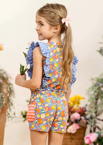 NWT Matilda Jane Girls Tutti Fruity Romper Size 8 New With Tag - Picture 2 of 3