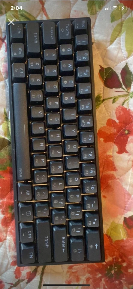 Black Dierya Bluetooth keyboard and White Havit Hawkeye mouse (new condition) - Image 2 of 4