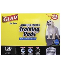 Glad for Pets 23x23 inch Activated Carbon Dog Training Pads - 150 Count