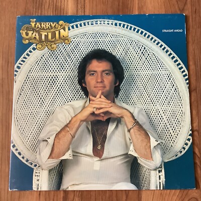 LARRY GATLIN Straight Ahead LP Vinyl Record 1979 Columbia JC 36250 Country Rock