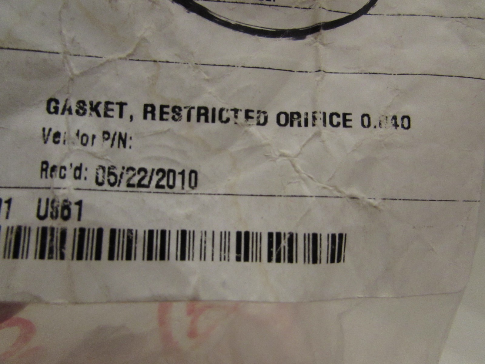 NEW Lot of 25 Swagelok VCR Restricted Orifice Gaskets 0.040 Silver