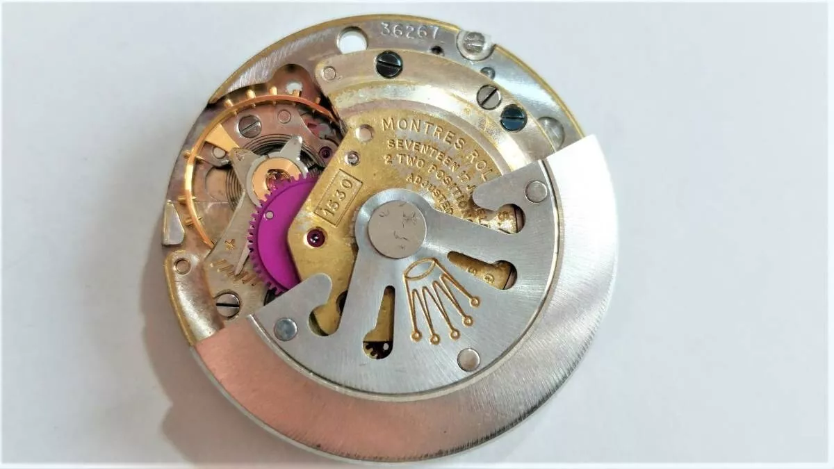 ROLEX Genuine Movement cal. 1530 Butterfly Rotor Ref.5512/5513/5500 Early  60s