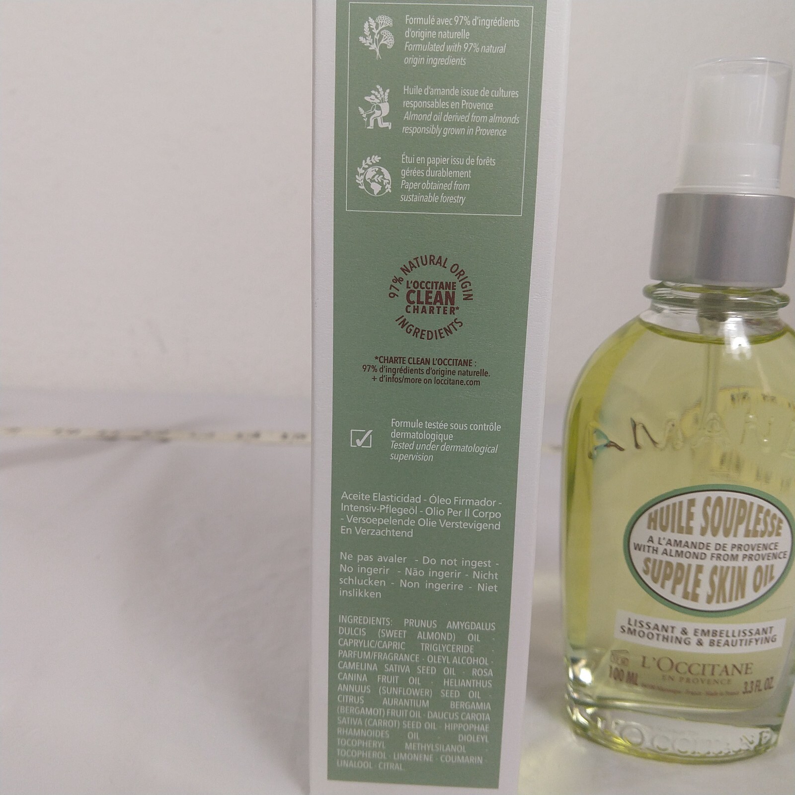 L'Occitane Amande Almond Supple Skin Oil 100ML NIB 3253581758595 eBay