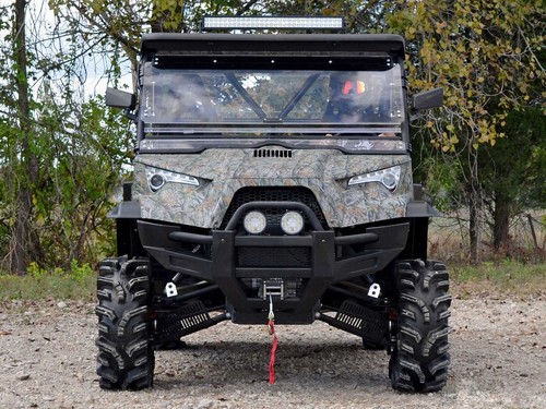 SuperATV Odes Dominator X2 / X4 Scratch Resistant Flip Windshield (2015-2017) - Picture 2 of 11