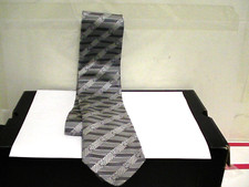 GIANNI VERSACE MEDUSA / Men's 100% SILK TIE gray
