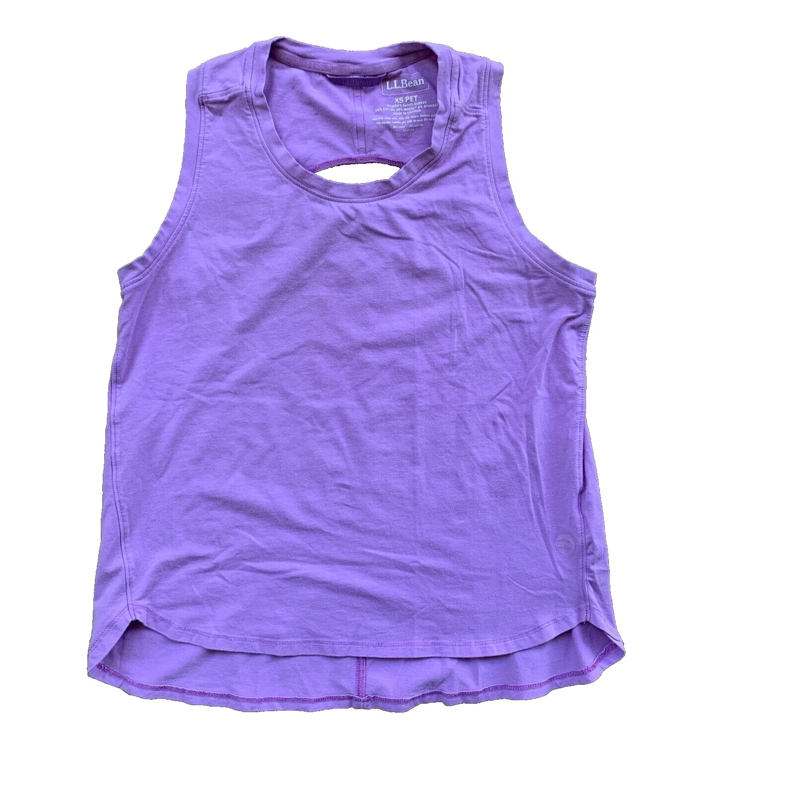 Mezcla de algodón ropa deportiva L.L. Bean Tops para mujer