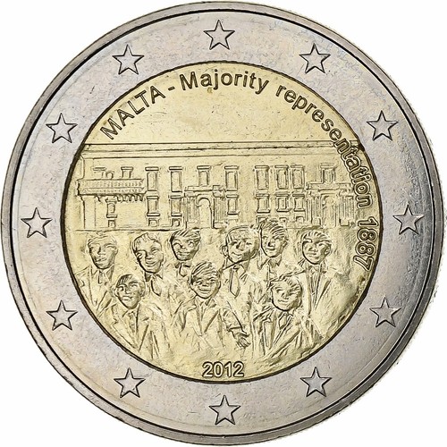 [#1250821] Malta, 2 Euro, Majority representation, 2012, VZ, Bi-Metallic, KM:145 - Bild 1 von 2