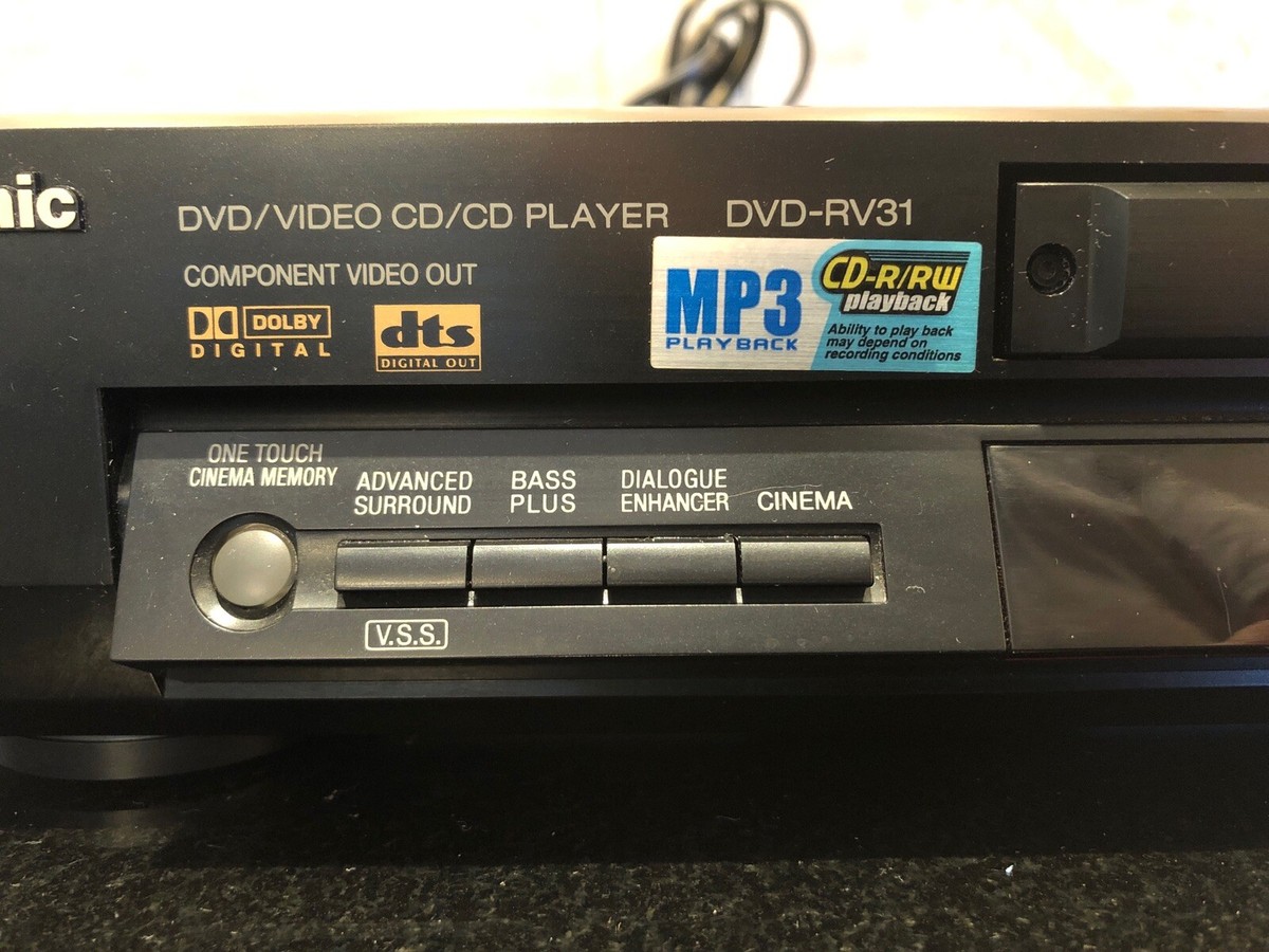 プレーヤー Panasonic DVD-RV31 Panasonic DVD-RV31 DVD/CD Digital Player with Remote For