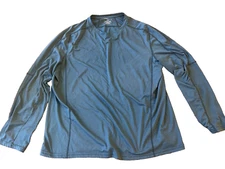 Swiss Tech Men's Teal Long Sleeve Pullover Shirt XL FREE SHIPPING