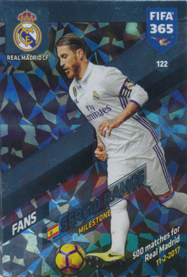 Fifa 365 Cards 2018 - 122 - Sergio Ramos - Real Madrid CF - Fans