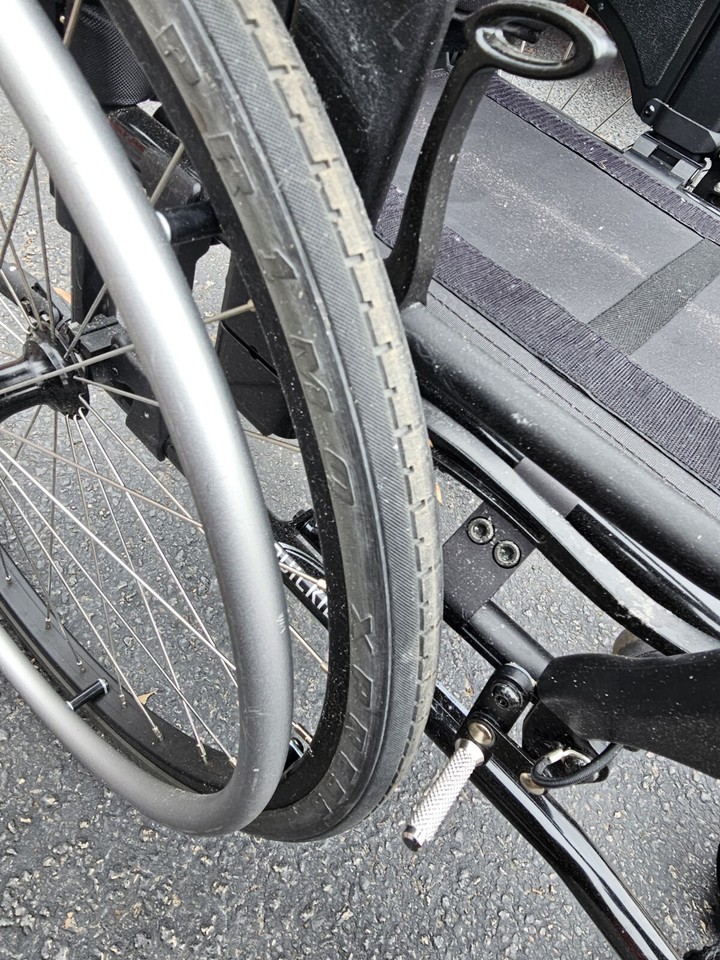 Quickie Wheelchair Rear Rims Quickie Qxi Ultralight Wheelchair Wheels, 18inch Deep Seat Wheelie Bars ...
