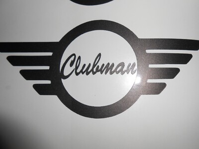 Mini Cooper Clubman Logo Schriftzug Aufkleber Car Tattoo Styling Decal Vinil