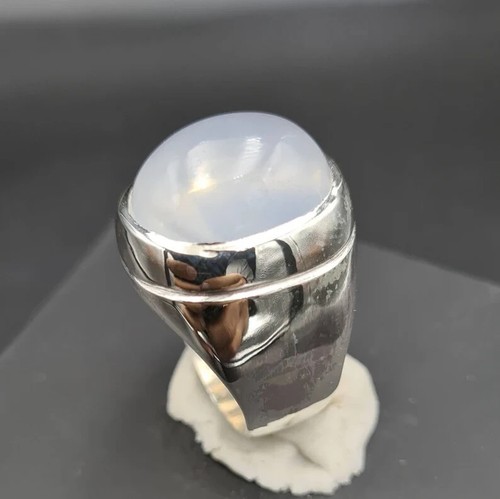 Natural Dur Al Najaf Stone Ring Dur e Najaf Ring Shia Rings Najaf Stone White - Picture 3 of 10