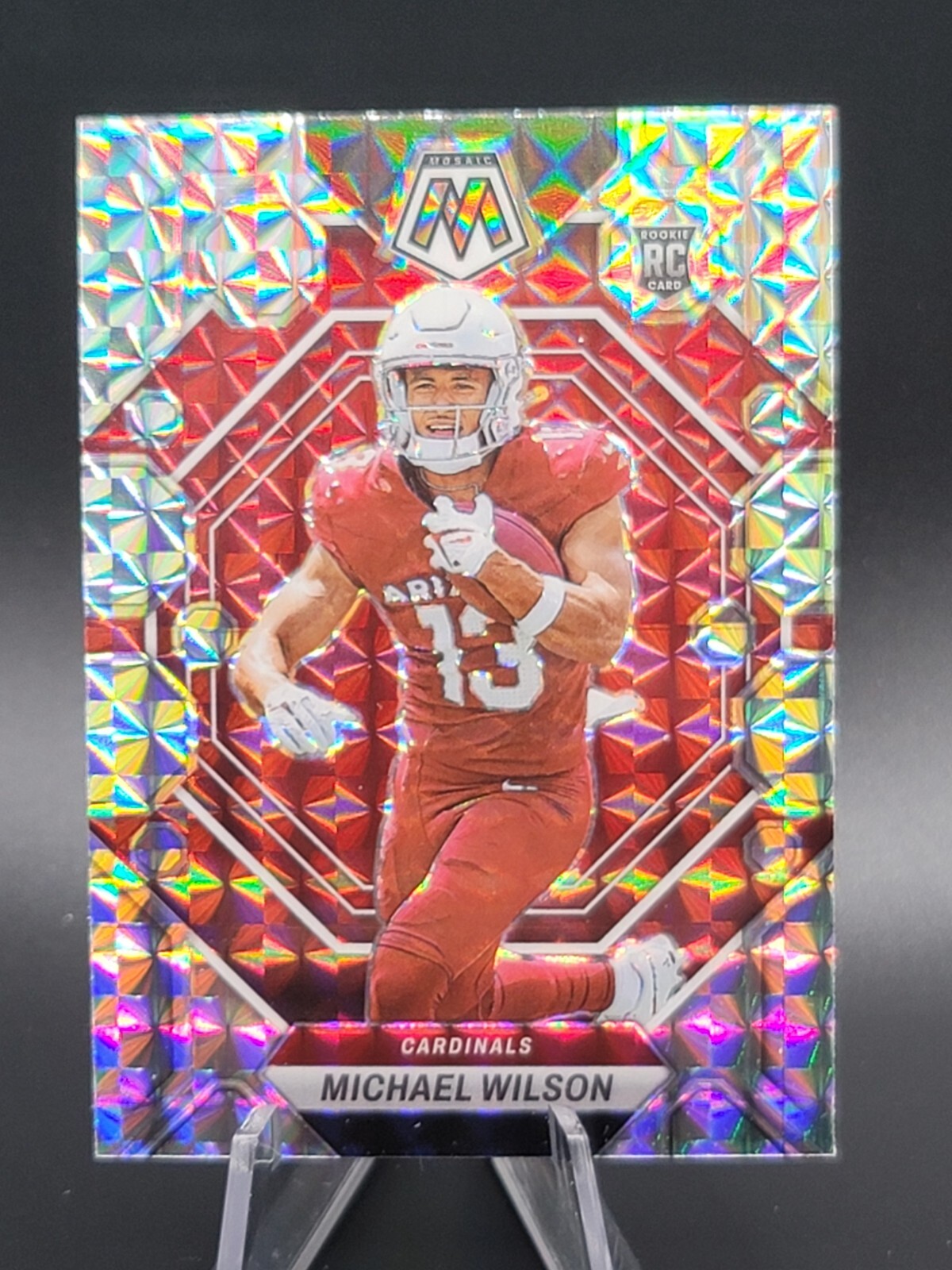 2023 Mosaic Michael Wilson #350 Silver Mosaic Prizm RC