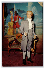 St. Augustine Fl Potters Wax Museum Wolfgang Mozart Chrome Postcard Unposted