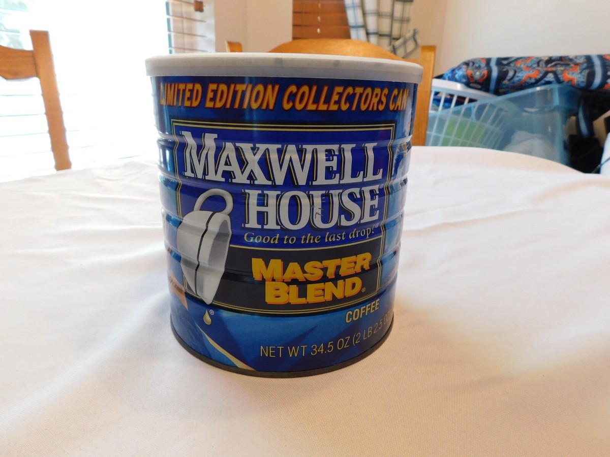 Mark Martin #6 2002 Limited Edition Collectors Can Maxwell House