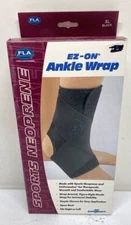  FLA Sports Black Extra Large Ankle Wrap   40-5501LBLK Neoprene EZ