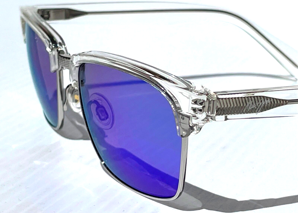 NEW Maui Jim KAWIKA Crystal Clear POLARIZED Hawaii Blue Lens NEW Maui Jim KAWIKA Crystal Clear POLARIZED Hawaii Blue Lens