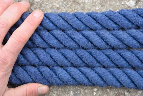Azul marino amarre / cuerda decorativa barcos - 18 m - ENTREGA GRATUITA - Imagen 2 de 4