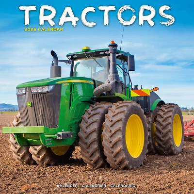 AVONSIDE PUBLISHING LTD Tractors 2026 Calendar Farm Gift Wall 20% OFF MULTI ORDERS