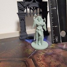 Human Elf Wizard Warlock Sorcerer Miniature Dungeons Dragons DND Pathfinder