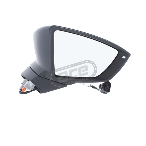 Electric Wing Door Mirror Seat Ibiza 2017-2021 Primed Cover Drivers Right Hand