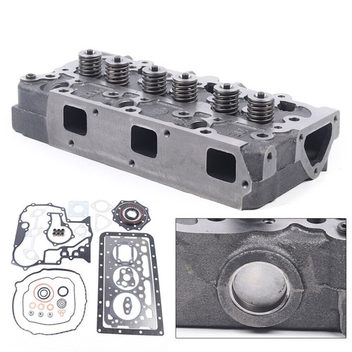 Complete Cylinder Head & Valves Spring & Full Gasket Kit For Kubota D902 Engine - Picture 3 of 12