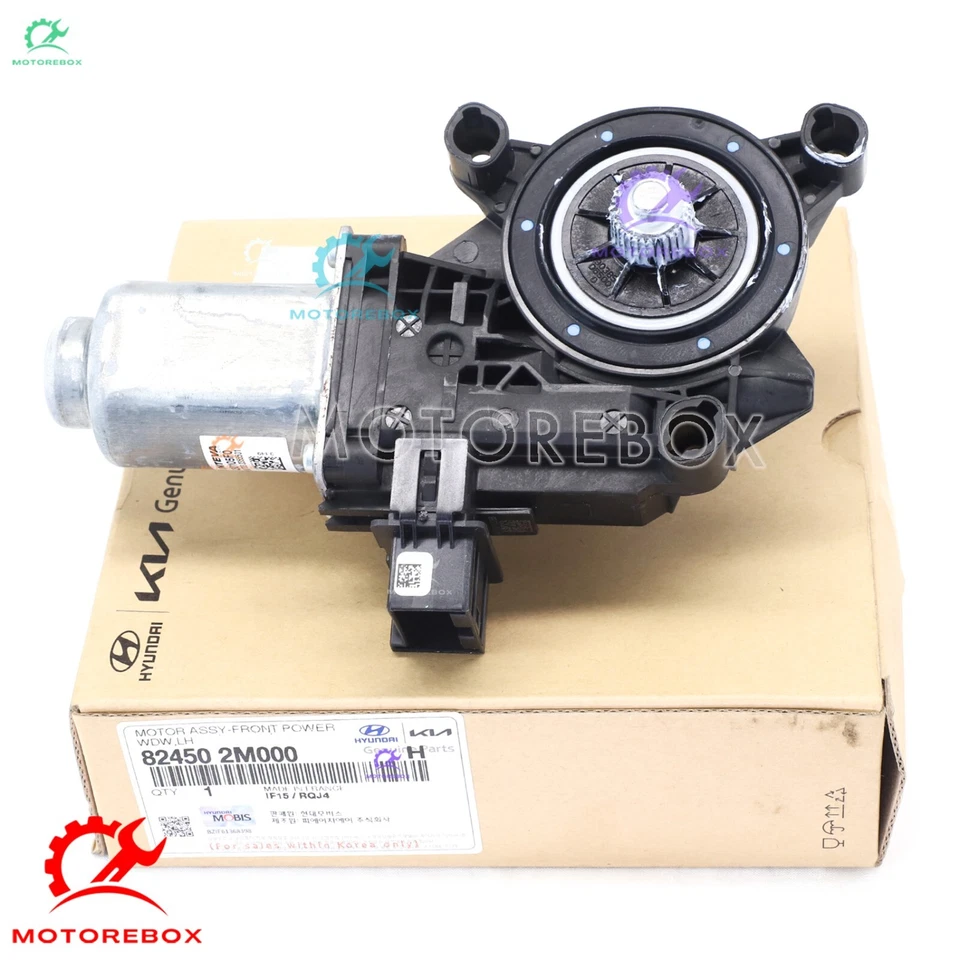Motor de ventana original lado del conductor delantero Hyundai Genesis 2010-16 cupé 824502M000 Foto 2 de 4