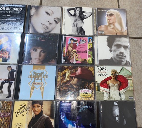 Pop CD Lot Mariah Carey Madonna Michael Jackson Britney JLo Spice Girls Pink - Imagen 3 de 9