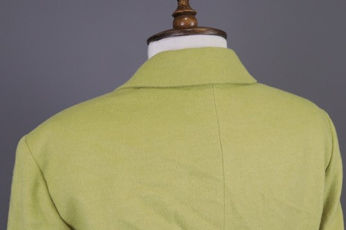 Mondi Green Wool Angora Cashmere Single Breasted Pockets Coat Jacket Size 38 - Picture 18 of 21