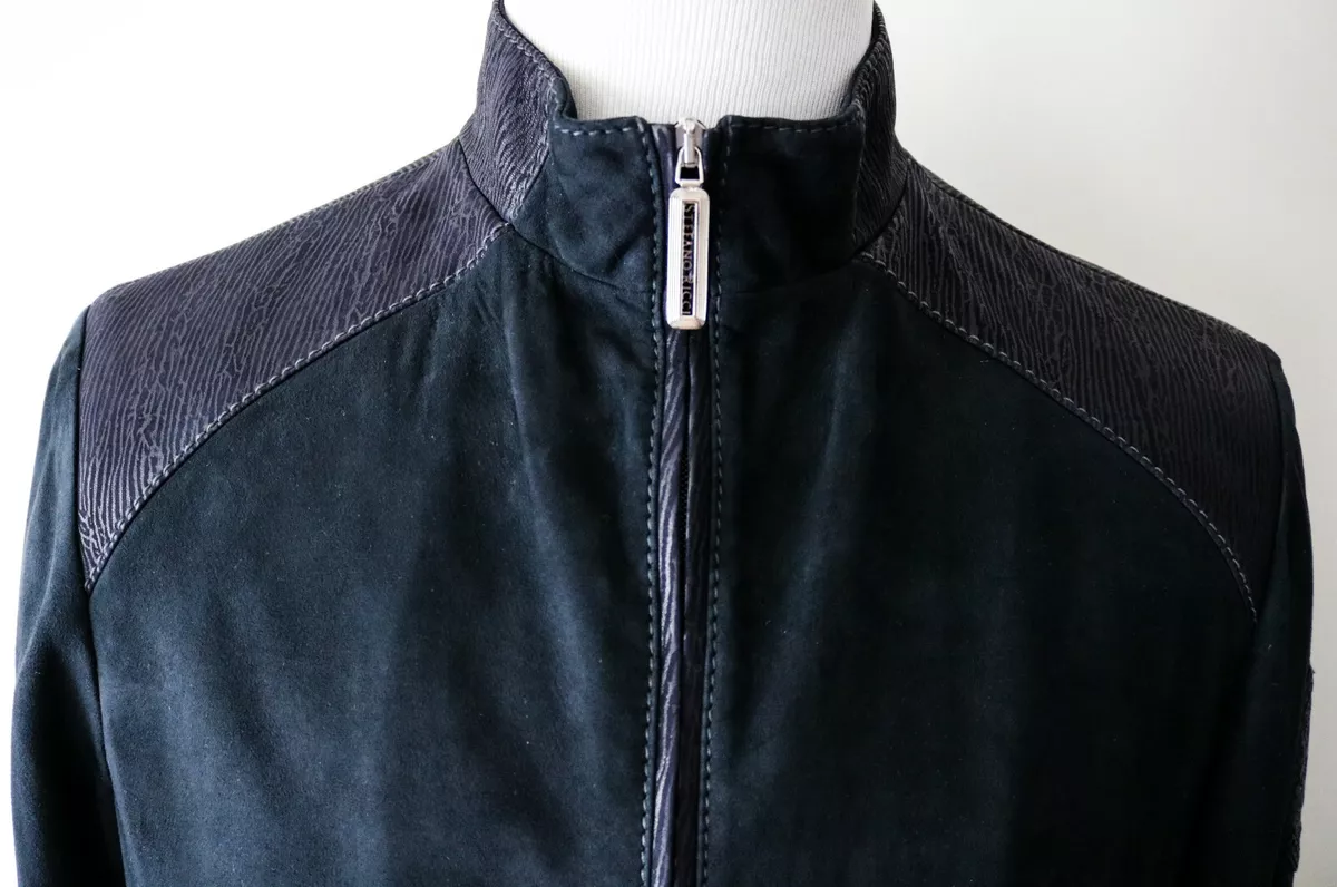 Stefano ricci leather clearance jacket