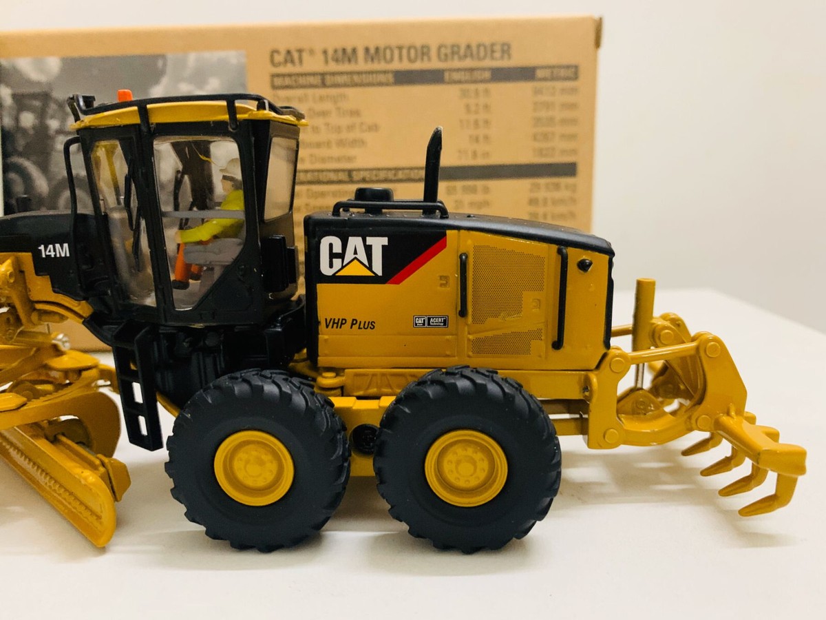 ★CAT 14M MotorGrader DiecastMasters 1/50 1:50 Caterpillar Cat 14M3 Motor Grader Scale Model By