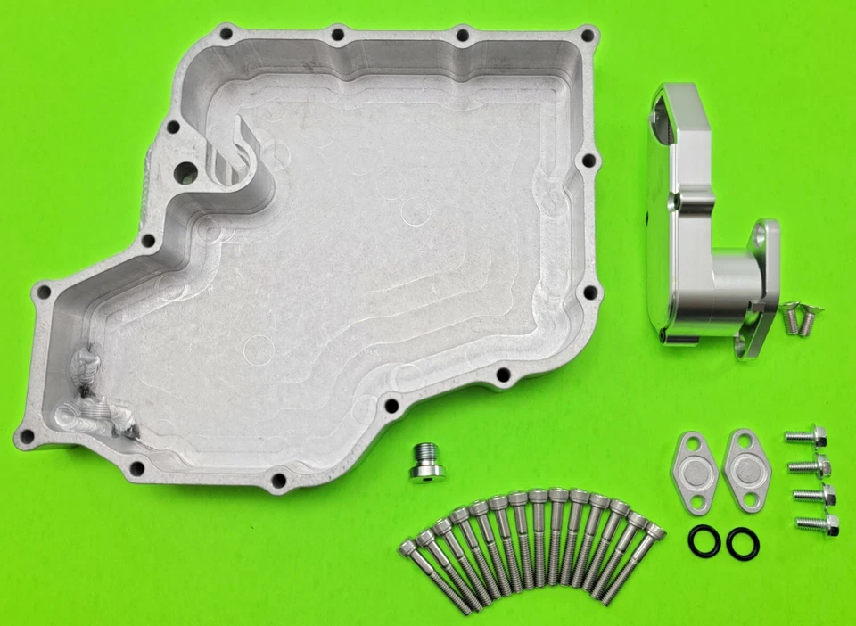 HAYABUSA 1999-2020 BANDEJA DE ACEITE DE BILLET DE BAJO PERFIL CON RECOGIDA GIRATORIA Y PERNOS Foto 4 de 4