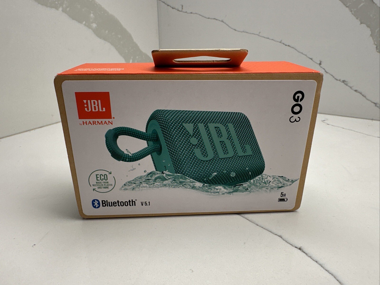 JBL GO 3 Portable Waterproof Speaker - Teal-image