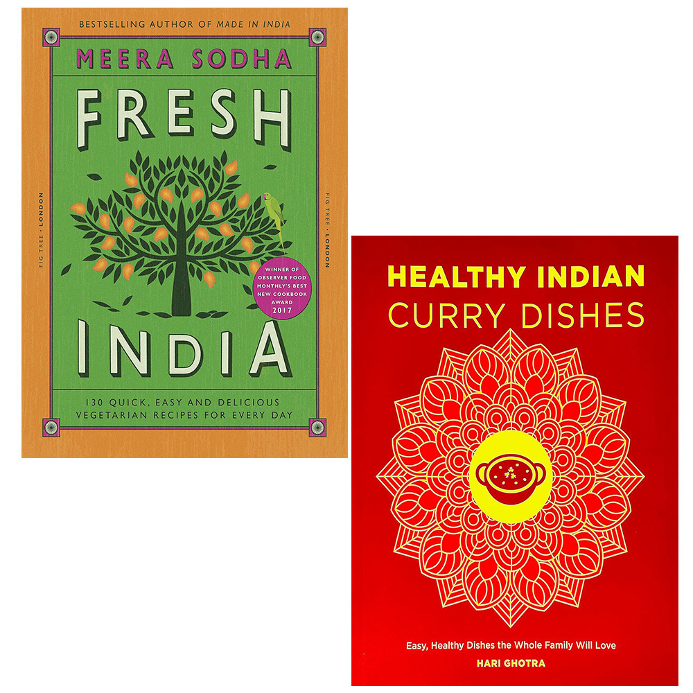Healthy Indian Curry Dishes Hari Ghotra, Fresh India Meera Sodha 2 Books Set