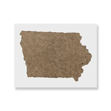 Iowa State Stencil - Durable & Reusable Mylar Stencils