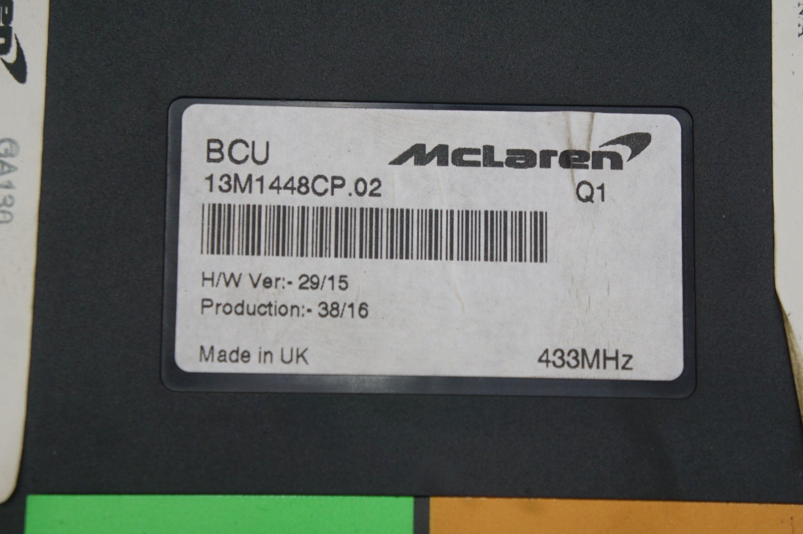 Body Control Module Ecu Ecm Bcm 13m1448cp.02 13m1448cp Oem Mclaren 540c 570s