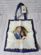 Prince Harry And Meghan Markle Royal Wedding Reusable Shopping Tote Bag UK New