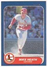 1986 Fleer Update #U-50 Mike Heath St. Louis Cardinals