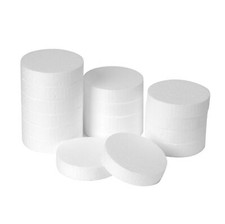 Round Foam Circles 4 Inch 32 Pack Polystyrene Foam Discs 1 Inch Thick for DIY...