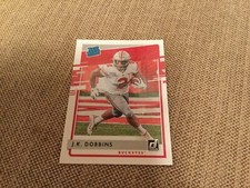 2020 Donruss Draft Picks J. K. Dobbins Rated Rookie #8 Baltimore Ravens