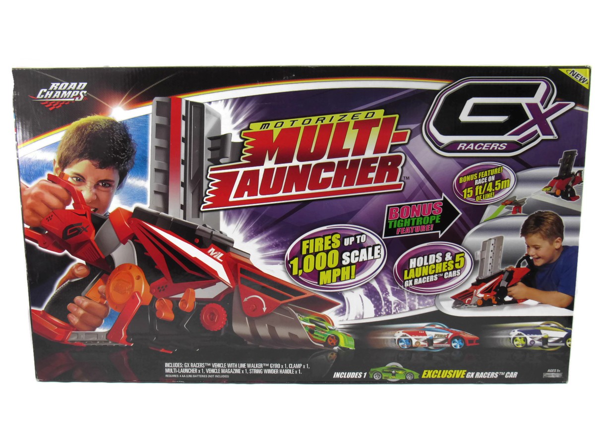 ROAD CHAMPS Boy's GX Racers Motorized Multi-Launcher New | eBay